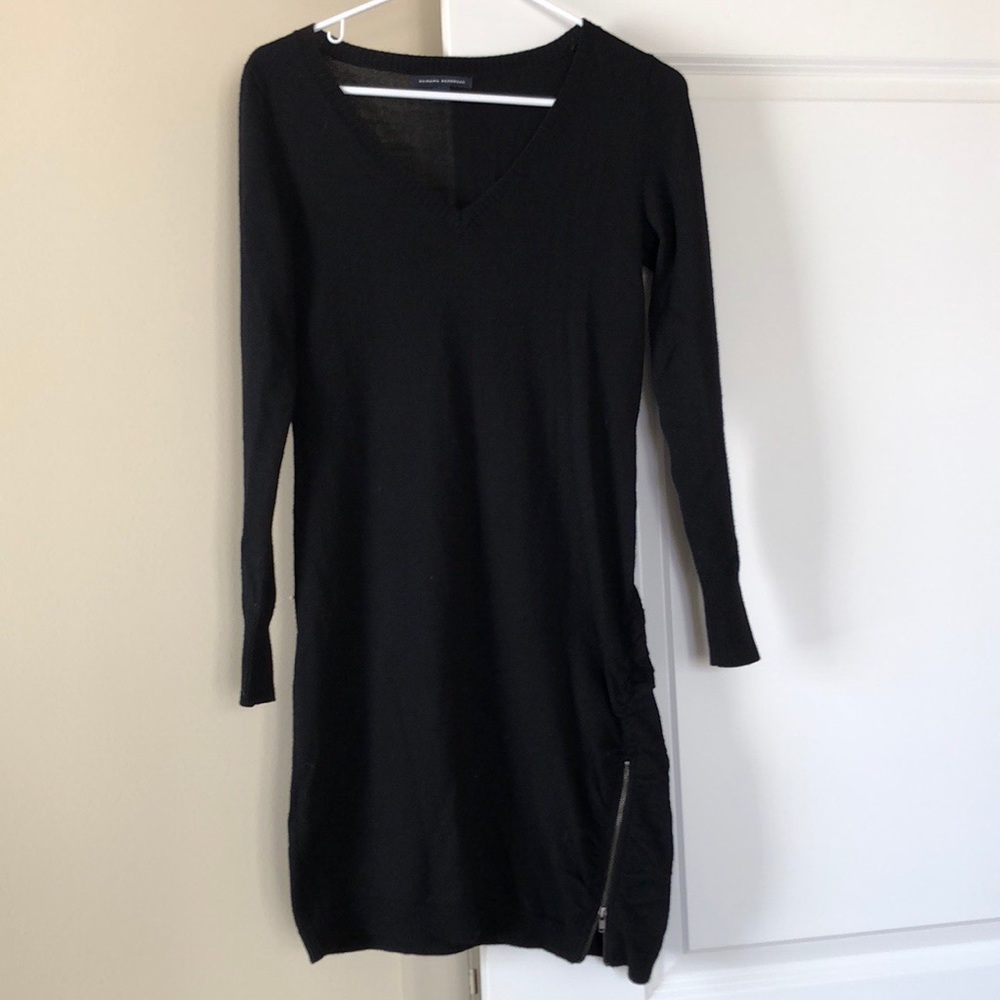 Banana Republic black sweater dress